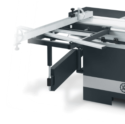 A detaied photo of the Altendorf WA6 panel saw