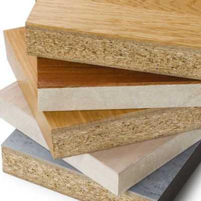 A photo of freshly glued wood planks